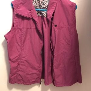 Columbia Purple Vest with inside pockets